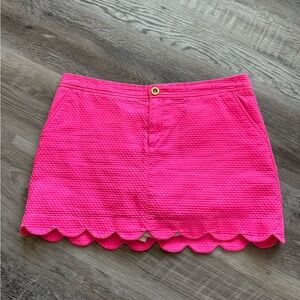 Lilly Pulitzer size 12 hot pink Colette Skort